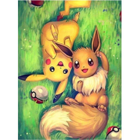 Diamond Painting - Broderie Diamant  Pokémon Série H