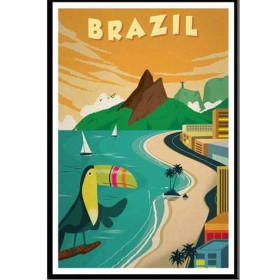 Diamond Painting - Broderie Diamant - Paysage Vintage Brazil