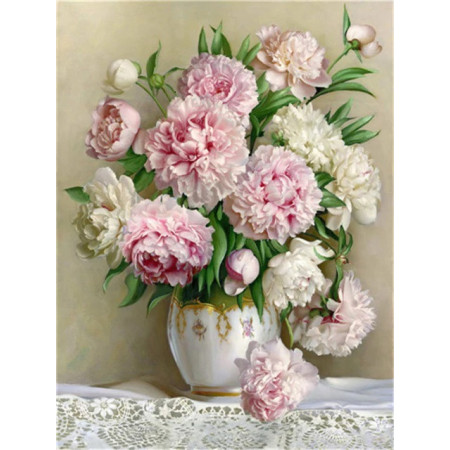 Haft diamentowy - Haft diamentowy - bukiet Julya