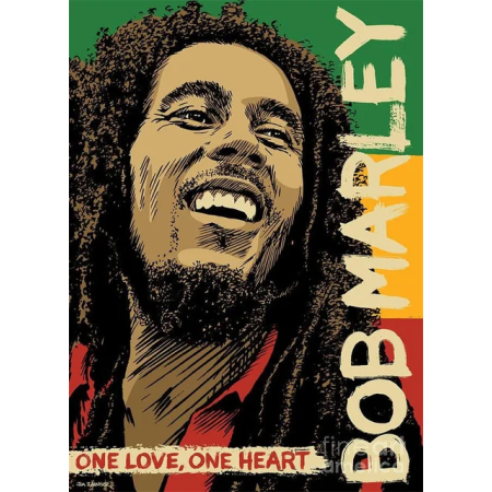 Diamond Painting - Broderie Diamant - Bob Marley One Love