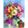 Haft diamentowy - Haft diamentowy - wiosenny bukiet